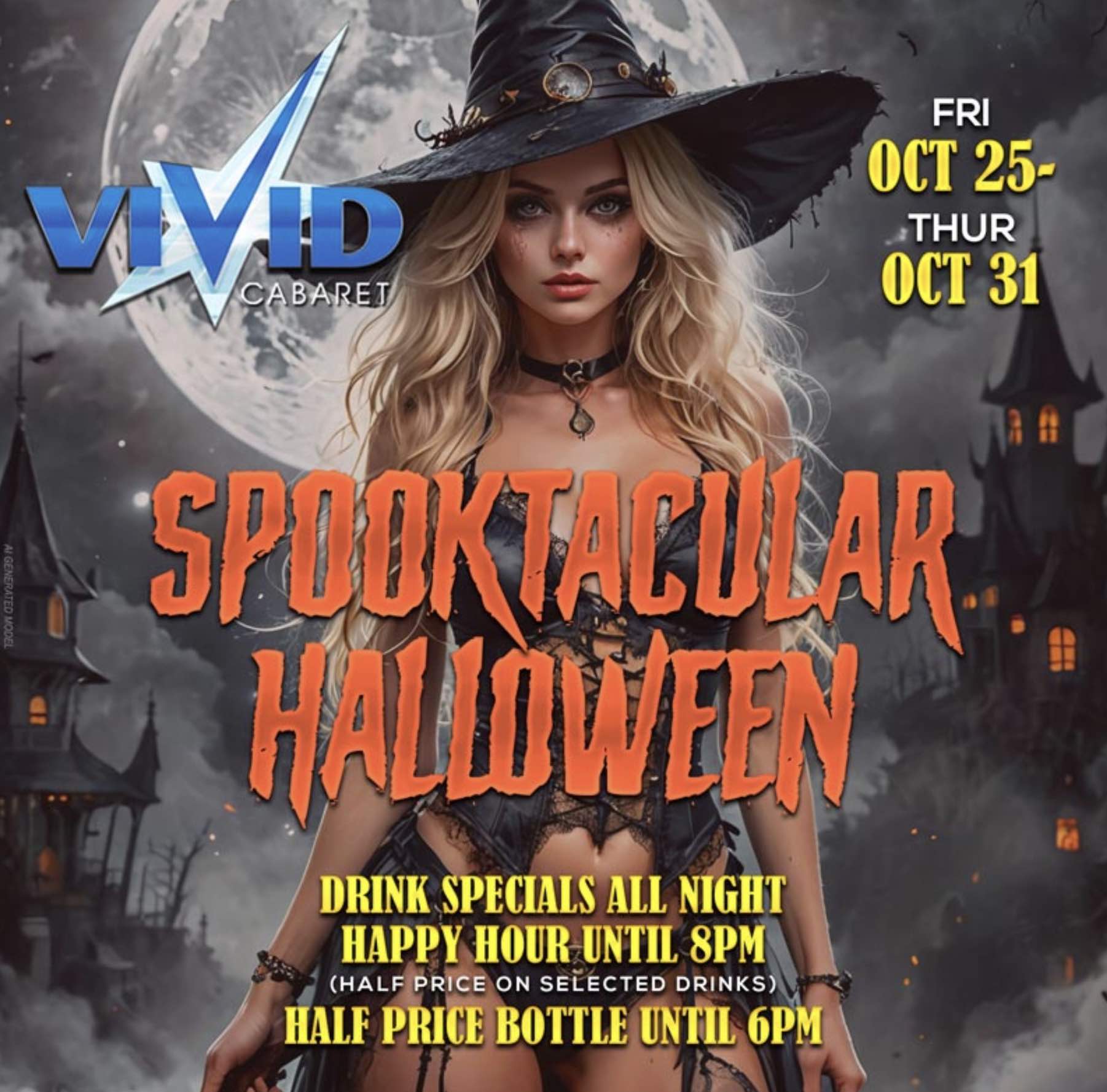 Halloween Week at Vivid Cabaret New York!